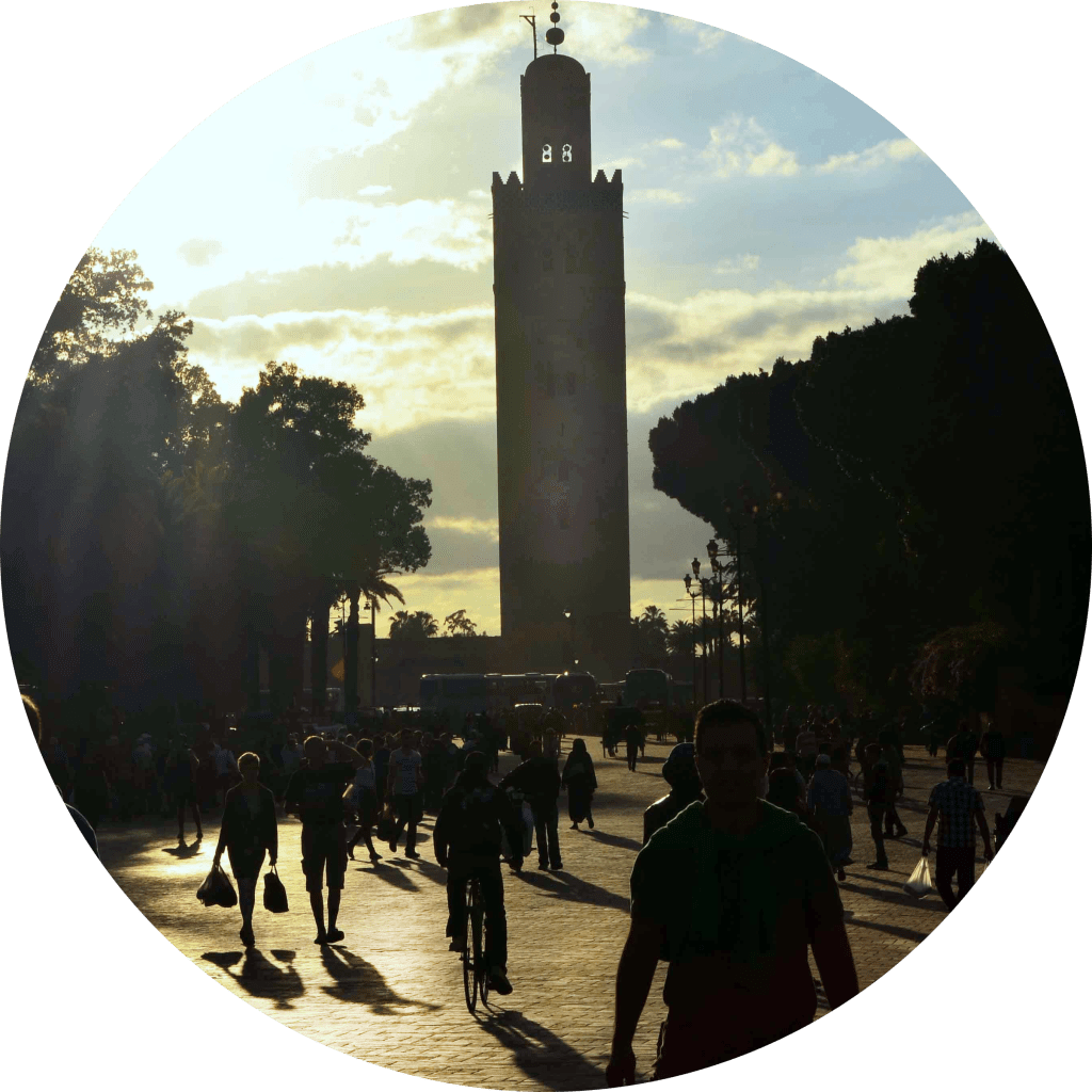 Walking in Marrakesh